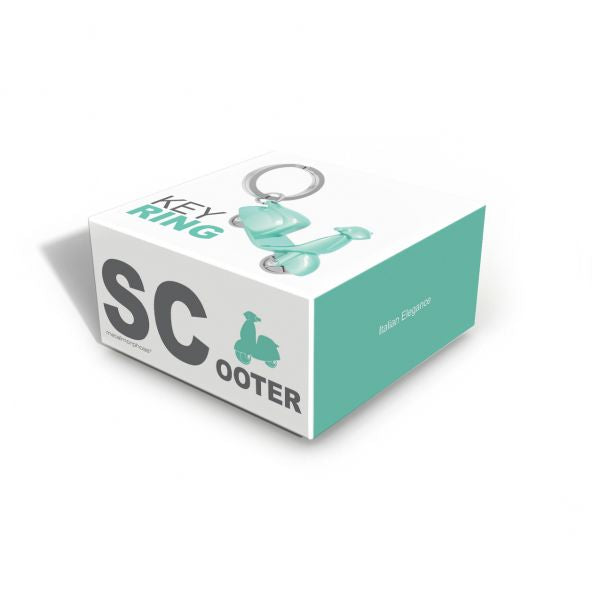 Keyring Turquoise Scooter