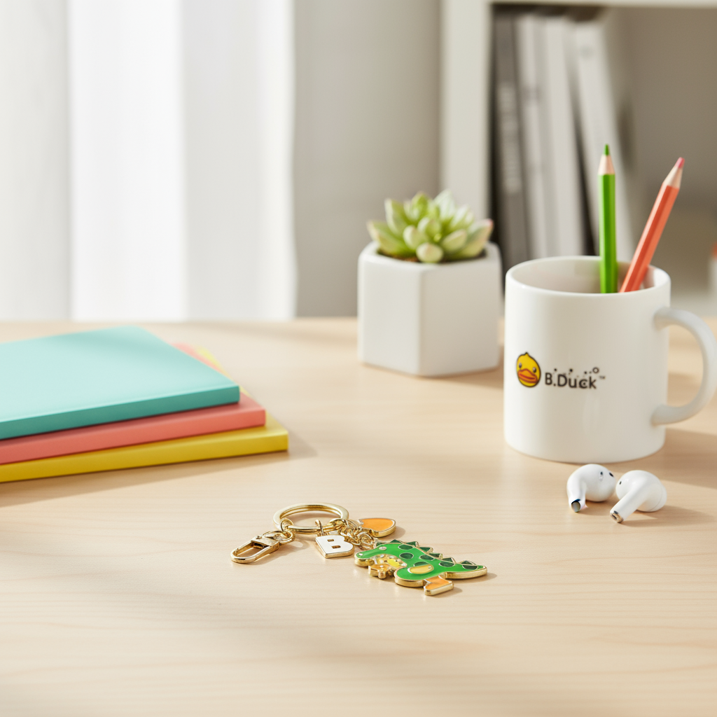 Dinosaur duck key door