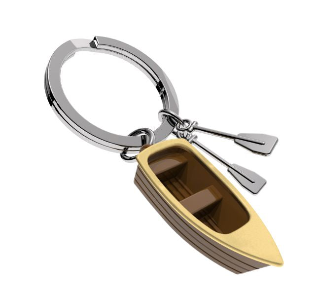 Keyring Brown Boat