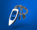 Sleutelhanger Boot Blauw