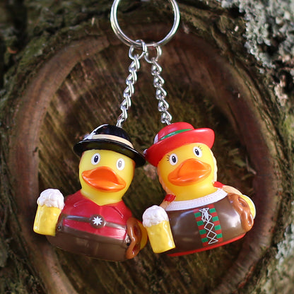 Bavarian duck keychain