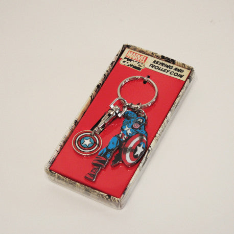 Porte Clés Captain America Jeton