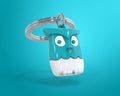 Sleutelhanger Uil Turkoois