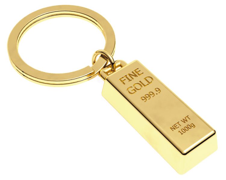 Keyring Gold Bar