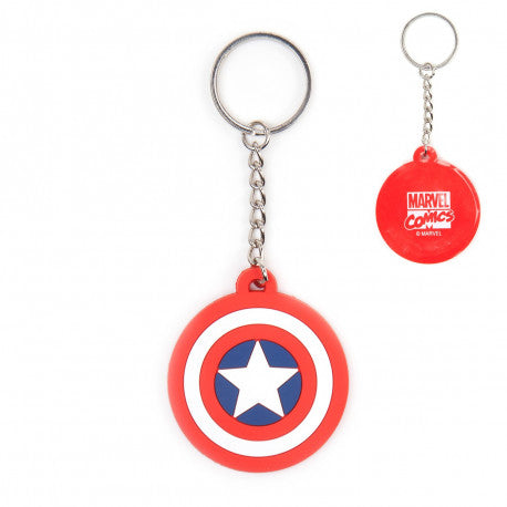 Captain America Logo Keychain