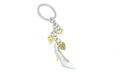 Keyring High Heel Charm White