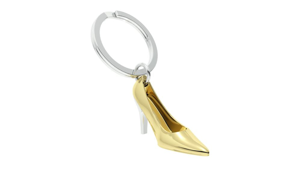 Keyring High Heel Gold