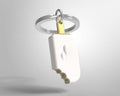 Keyring Vanilla Ice Cream