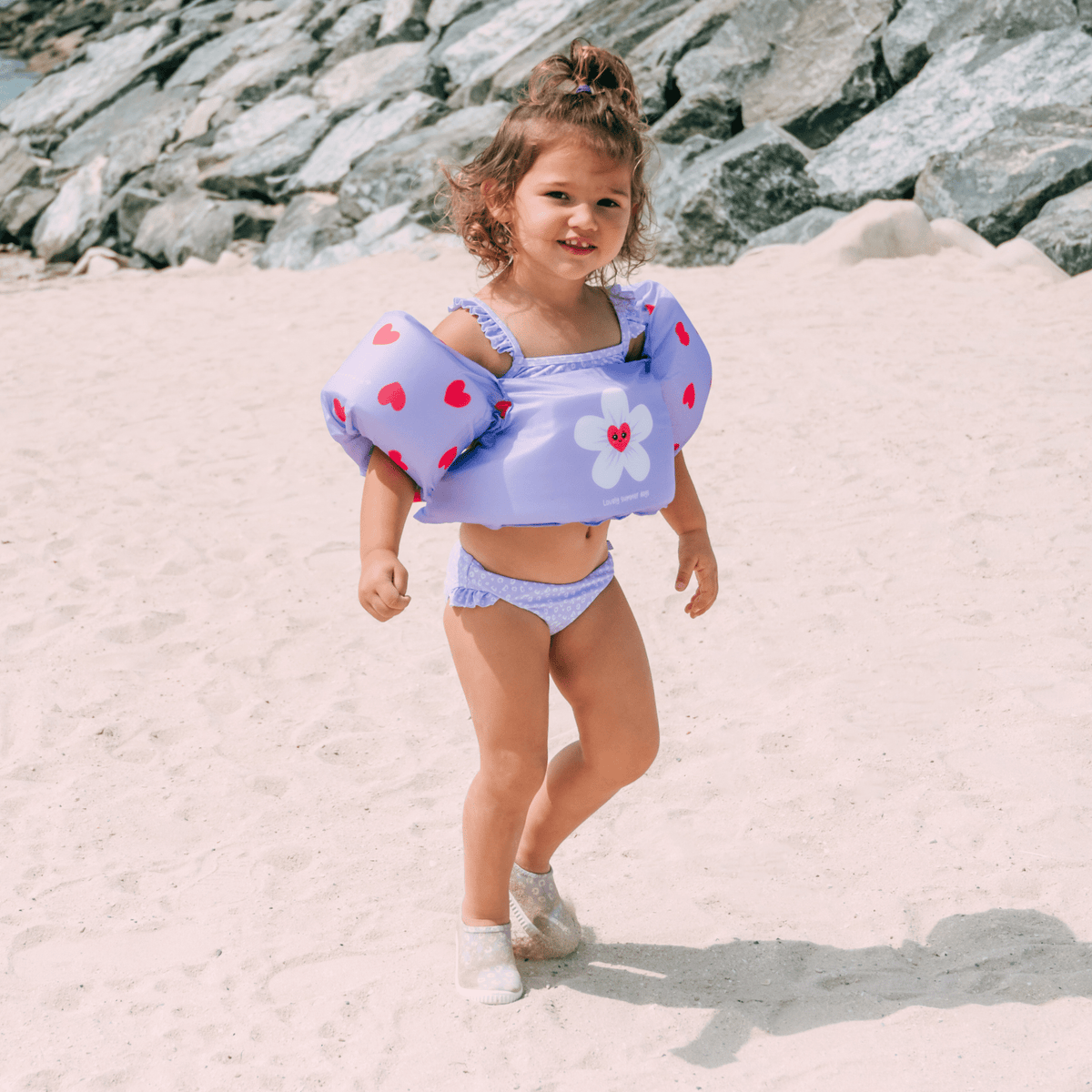 Puddle Jumper - Lilac - Sweet Hearts - 2/6 Years