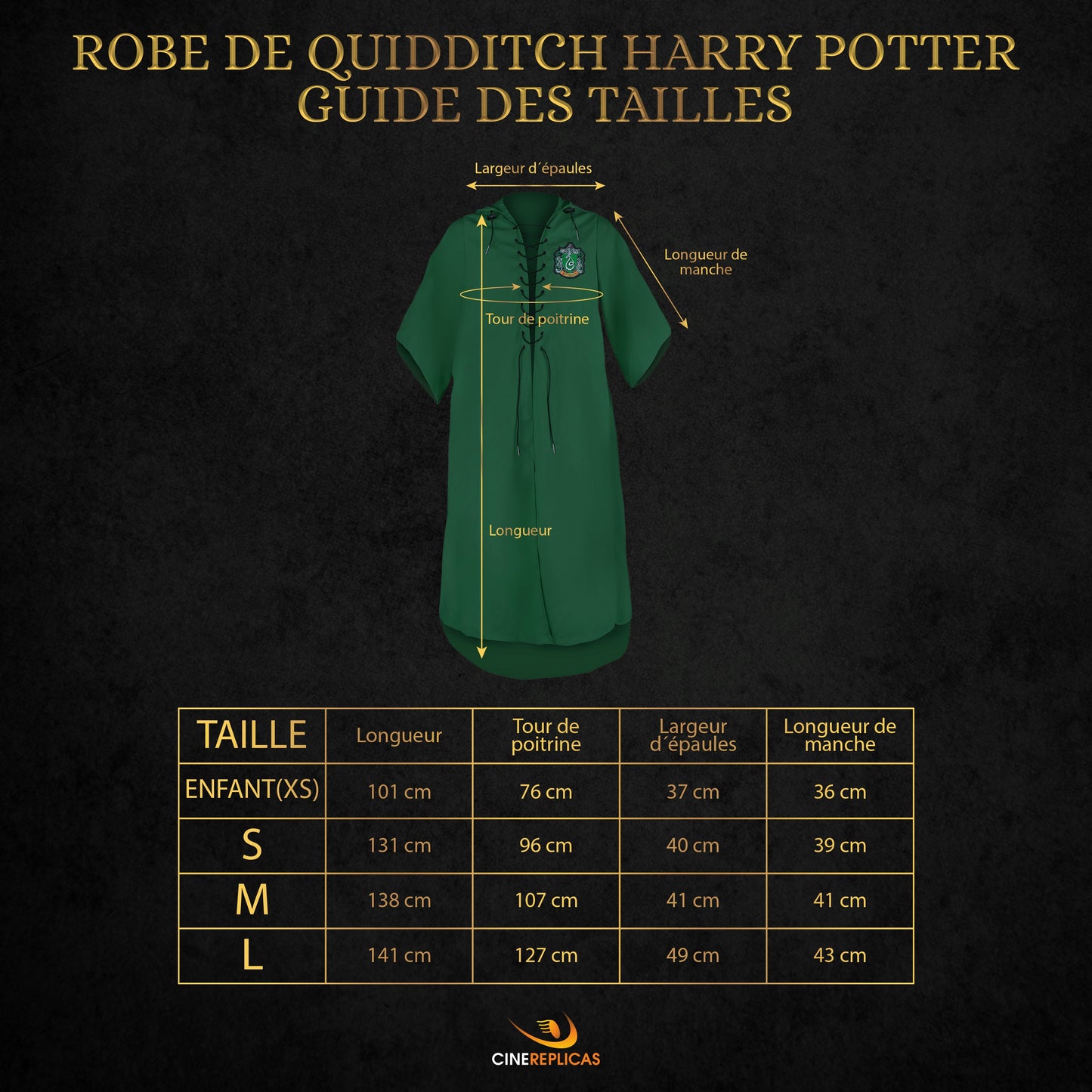 Customizable Slytherin Quidditch Robe