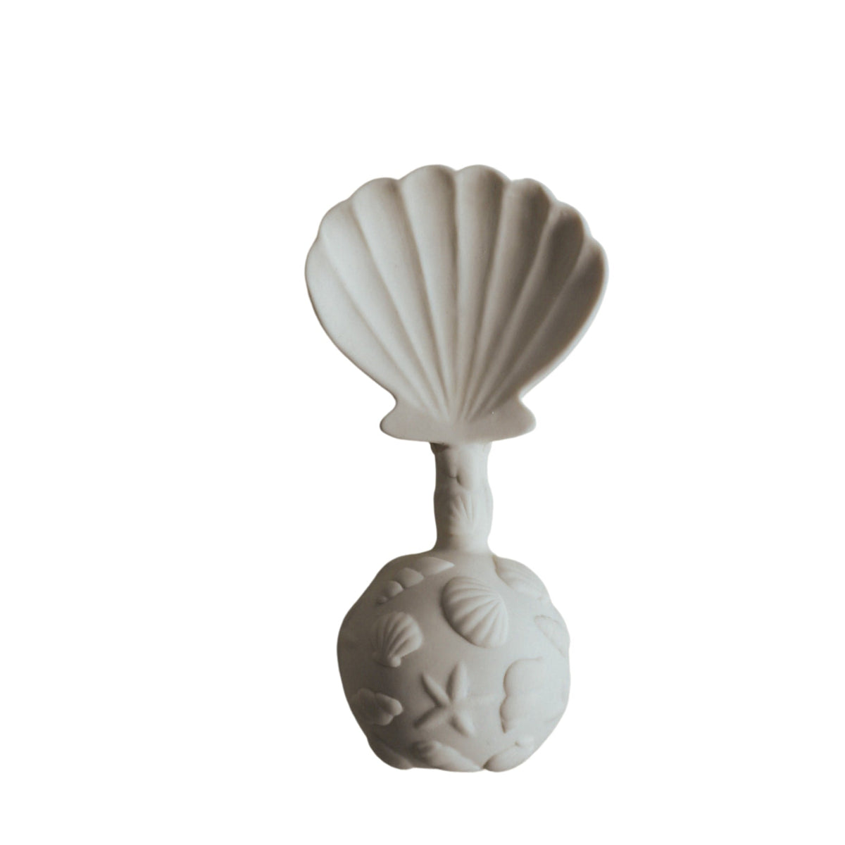 Hochet Coquillage Blanc - Natruba