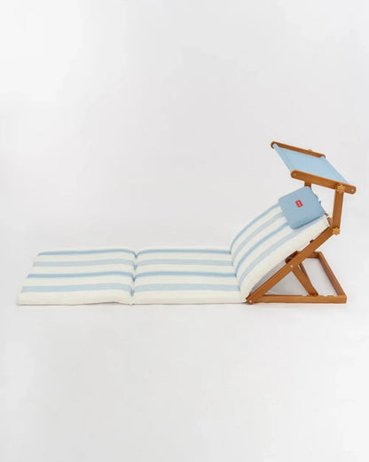Wooden Folding Sun Lounger with Sunshade – ARGO
