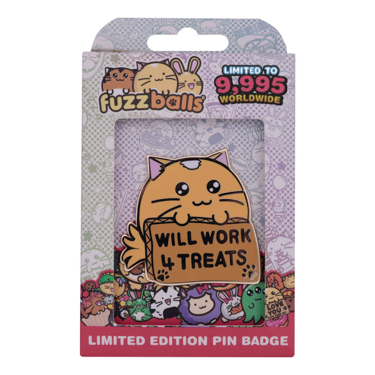 Fuzzballs Pin - Whisky Will Work 4 Treats