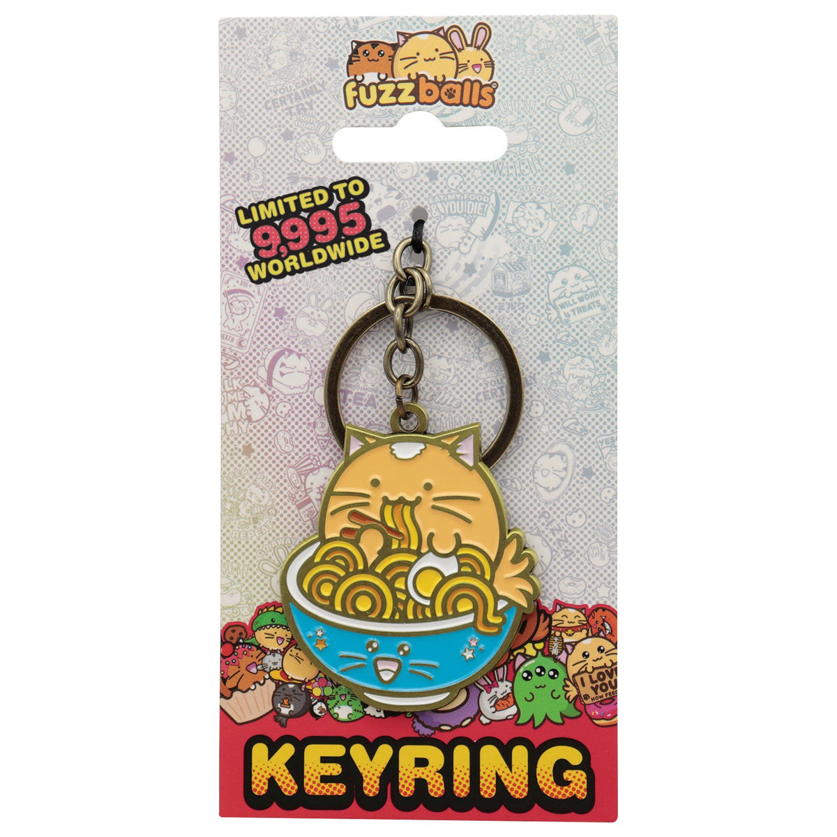 Fuzzballs Keychain - Whiskey Noodles