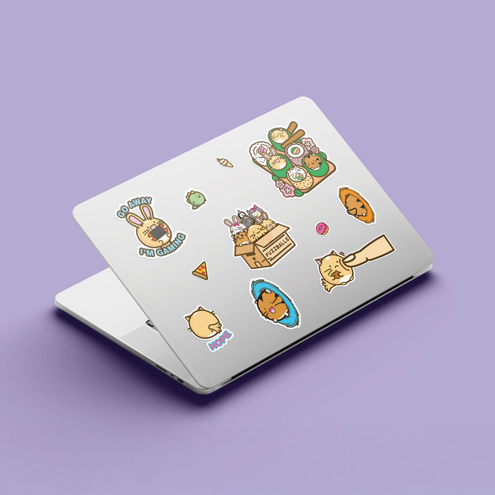 Stickers tech Fuzzballs - Set of