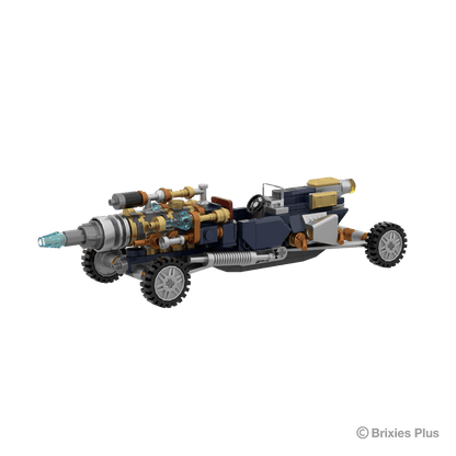BRIXIES Plus Steampunk Race Car