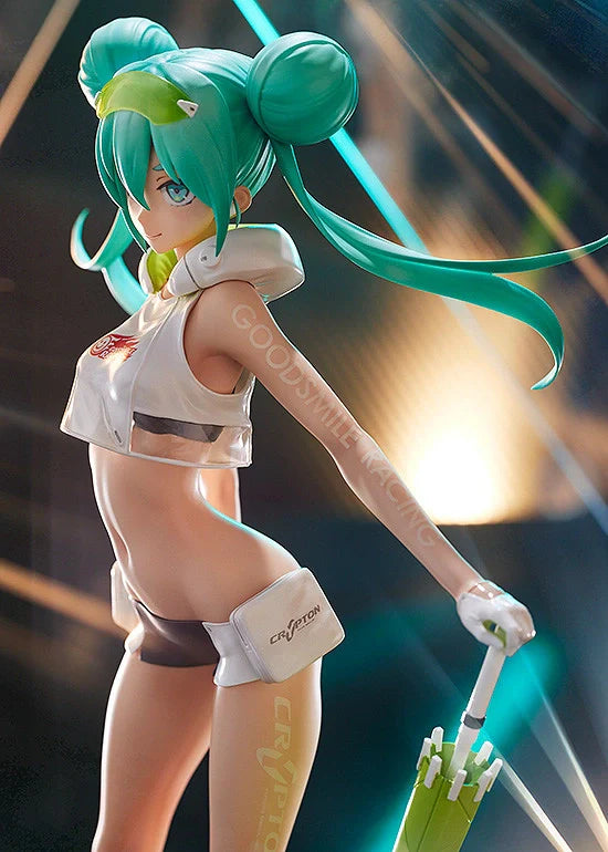 Racing Miku-beeldje 2022: Tropische versie. 