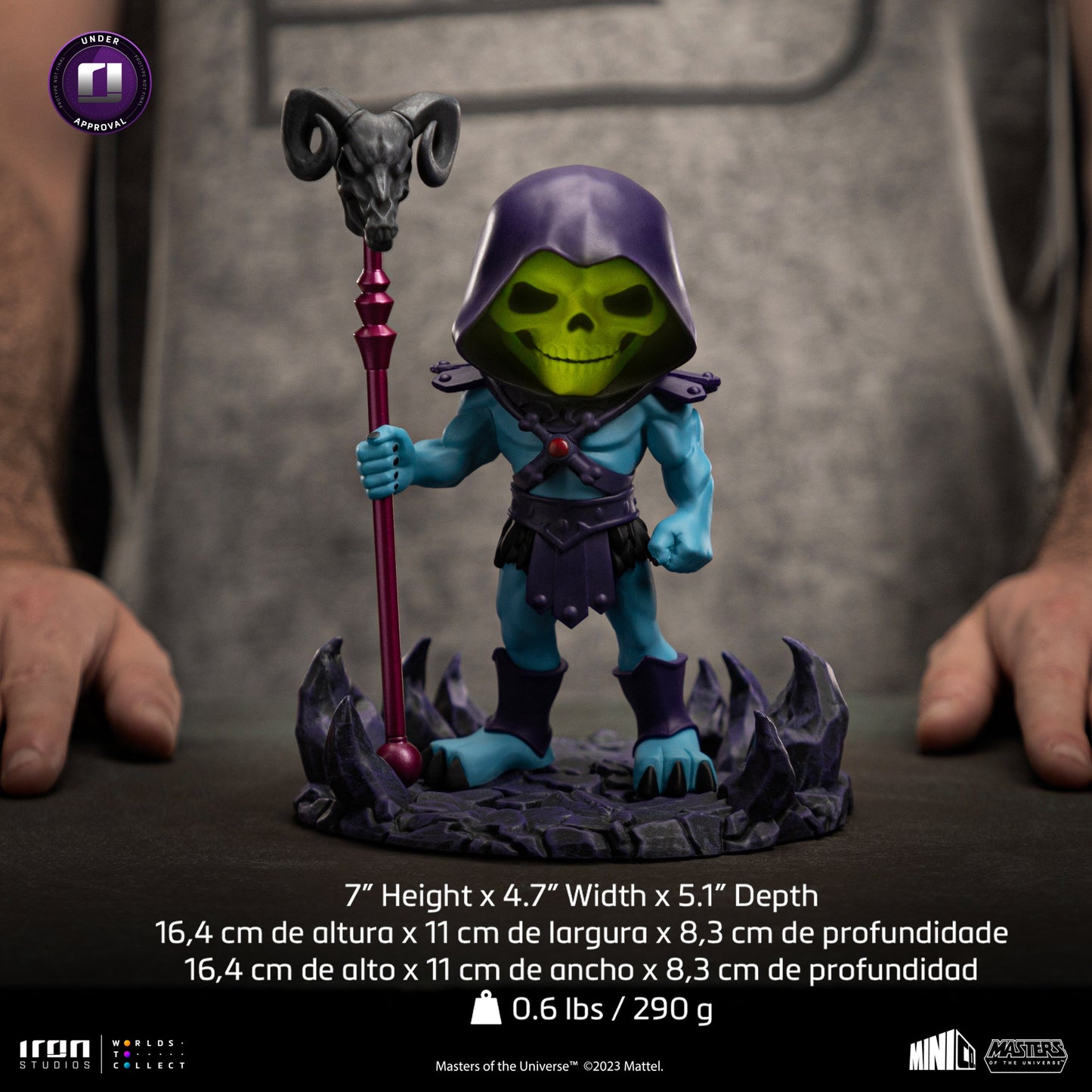 Skeletor Glow-in-the-Dark Statue (2023 Event Exclusive) - Masters of the Universe - Minico - Iron Studios