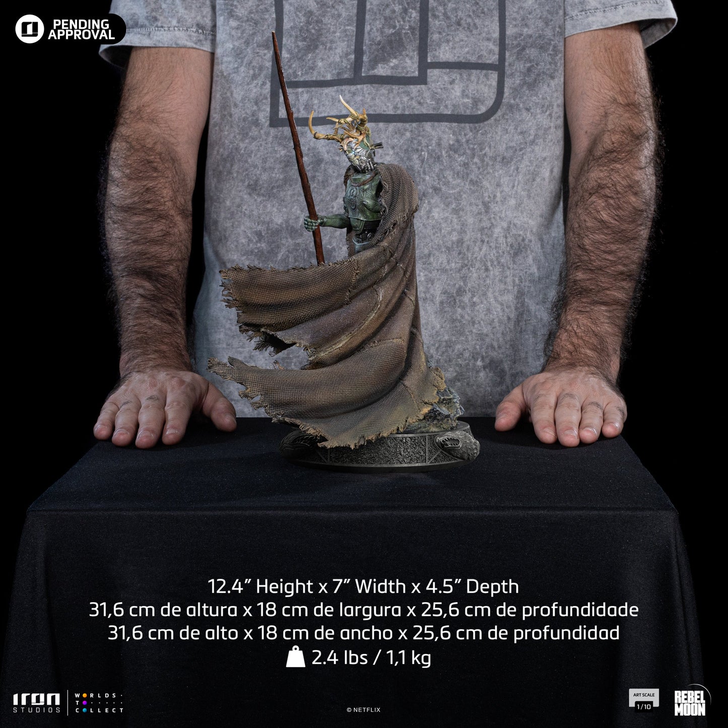 Jimmy Statue - Rebel Moon - Art Scale 1/10 - Iron Studios