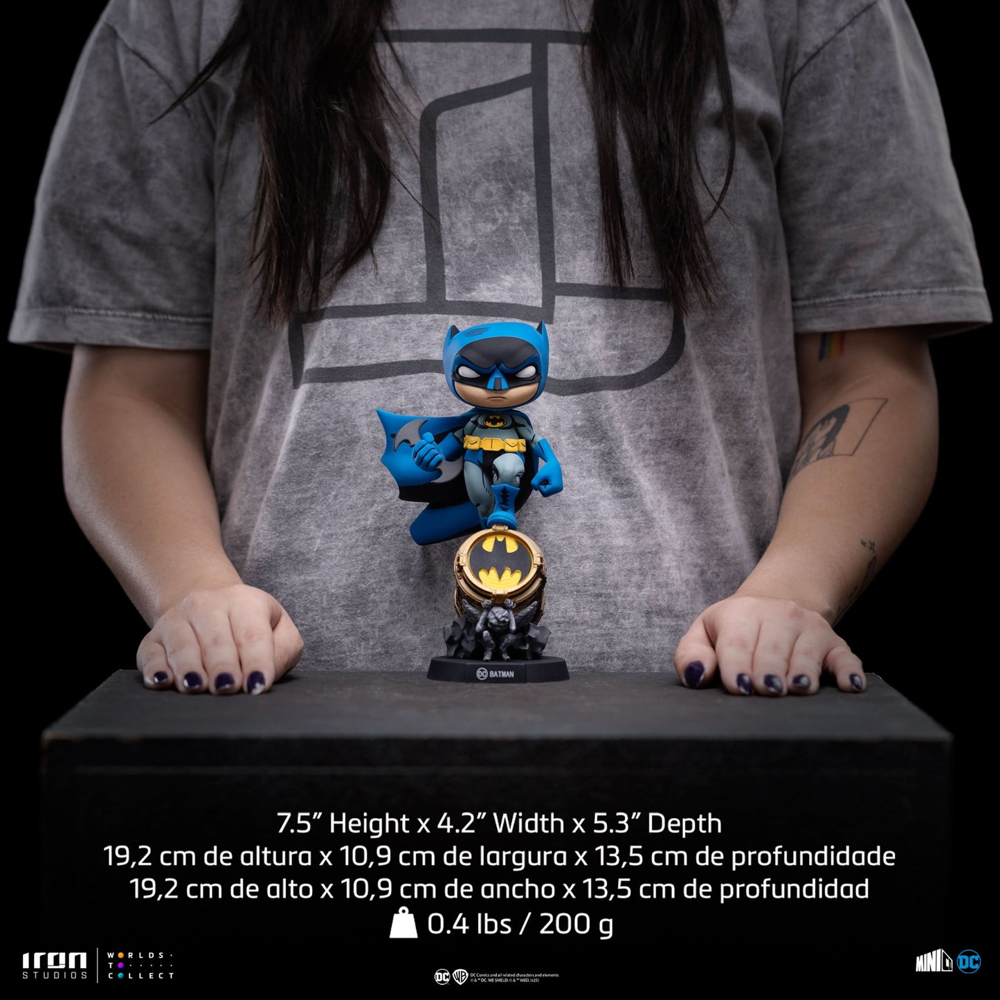 Batman (Blue Version) Statue - DC Comics - Minico - Iron Studios