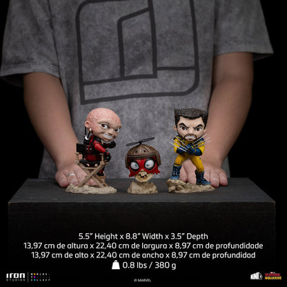 Deadpool, Wolverine and Headpool Statue - Deadpool & Wolverine - Minico - Iron Studios