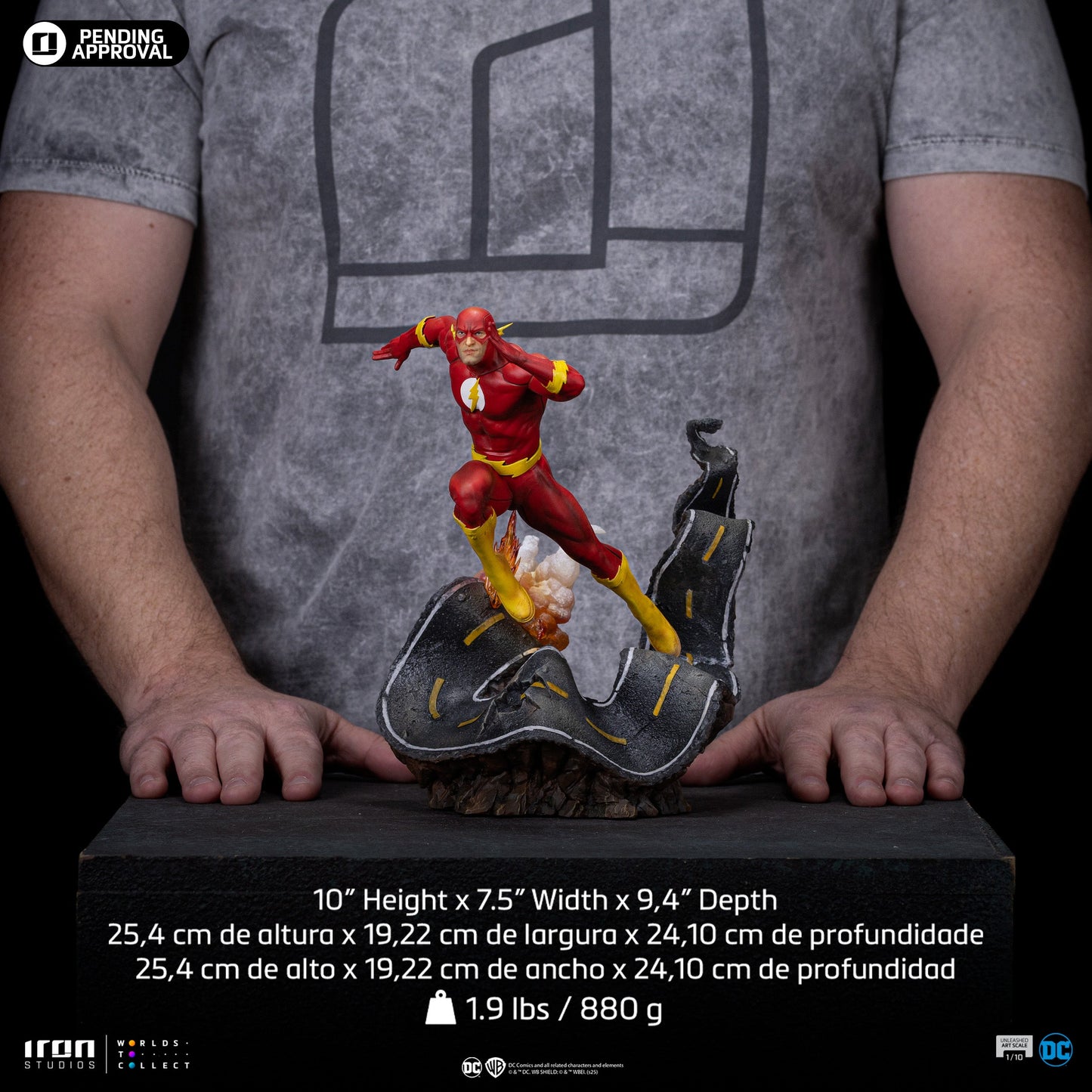 Flash Statue - DC Comics Series #9 - Art Scale 1/10 - Iron Studios