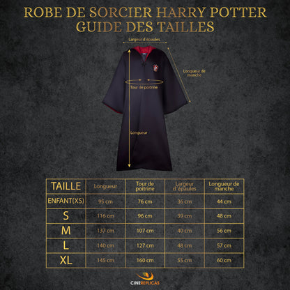 Gryffindor Wizard's Robe for Kids