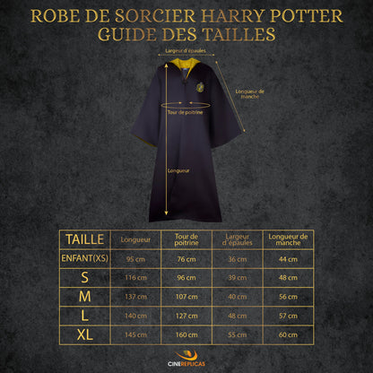 Adult Hufflepuff Wizard Robe