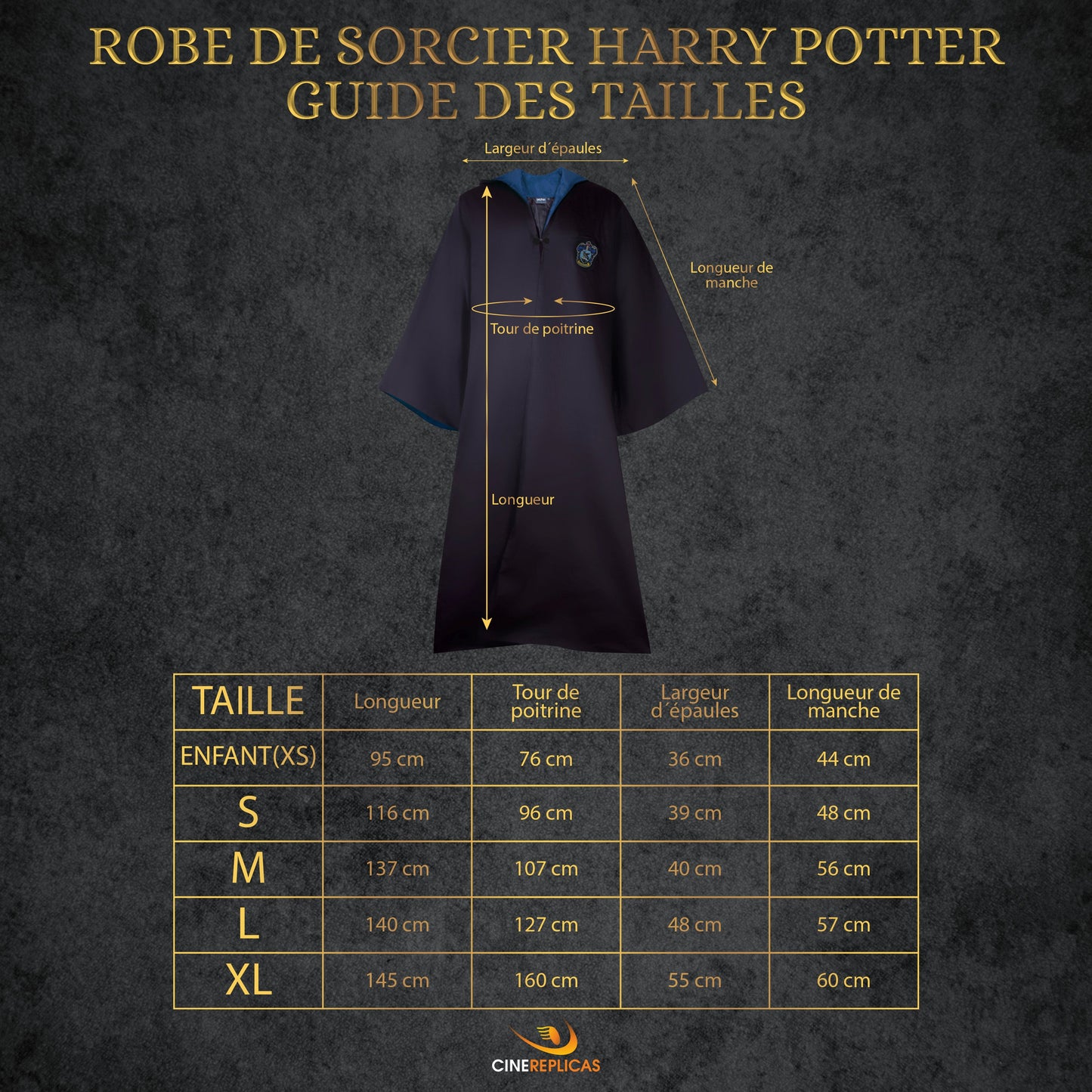 Ravenclaw Kids' Wizard Robe