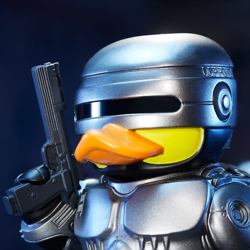 Canard RoboCop TUBBZ | Numskull Official Robocop TUBBZ Cosplay Duck Collectable