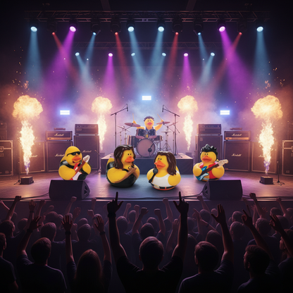 Mini Ducks Rock Band