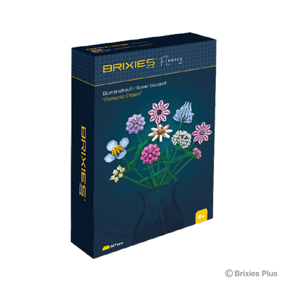 BRIXIES Plus Flower Bouquet "Romantic Dream"