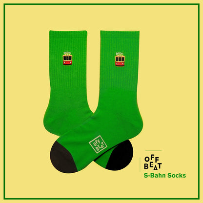 Chaussettes Brodées S-Bahn de Berlin