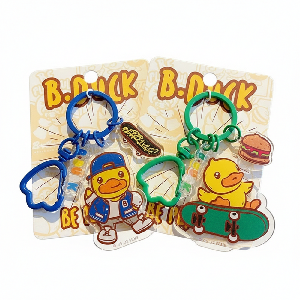 Porte-Clés Canard Skateboard