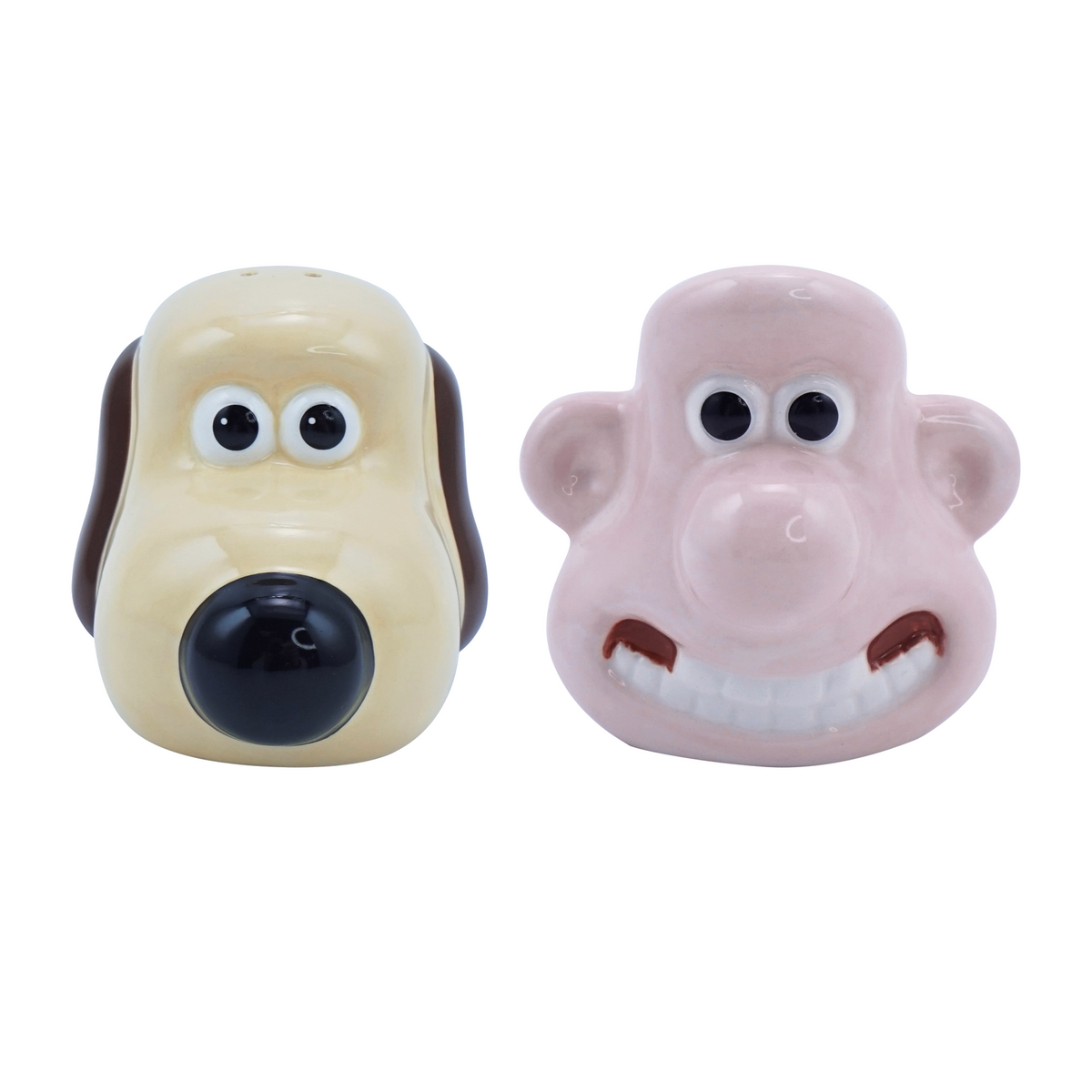 Wallace & Gromit Ceramic Salt and Pepper Shakers