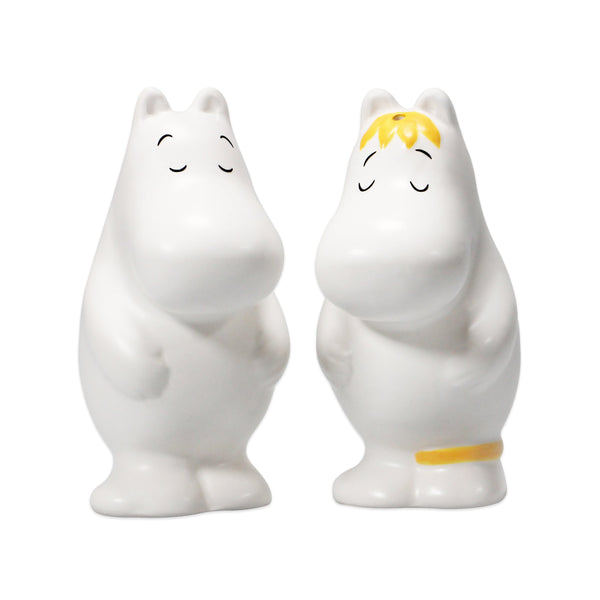 Moomin ceramic salt and pepper shakers
