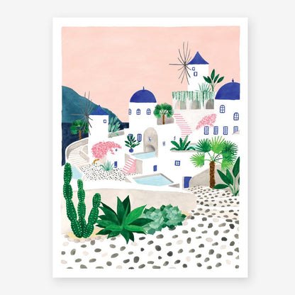 Santorini - Poster