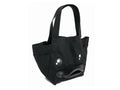 Large black duck handbag