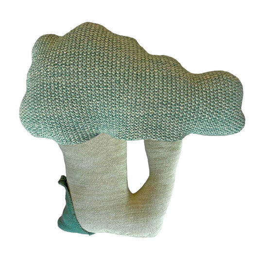 Knitted cushion Brucy the Broccoli
