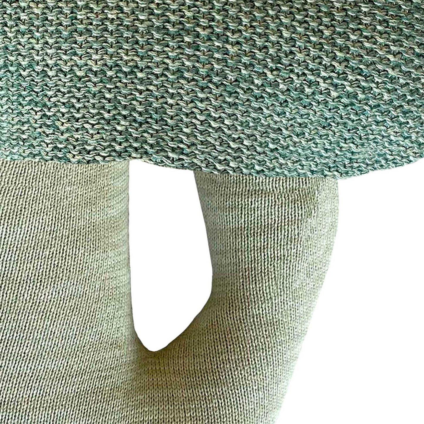Knitted cushion Brucy the Broccoli
