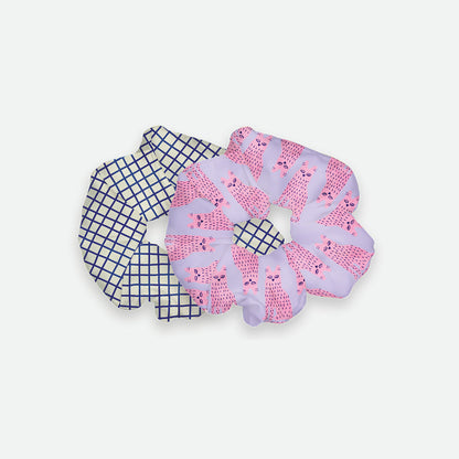 Happy Cat - Scrunchie Duo