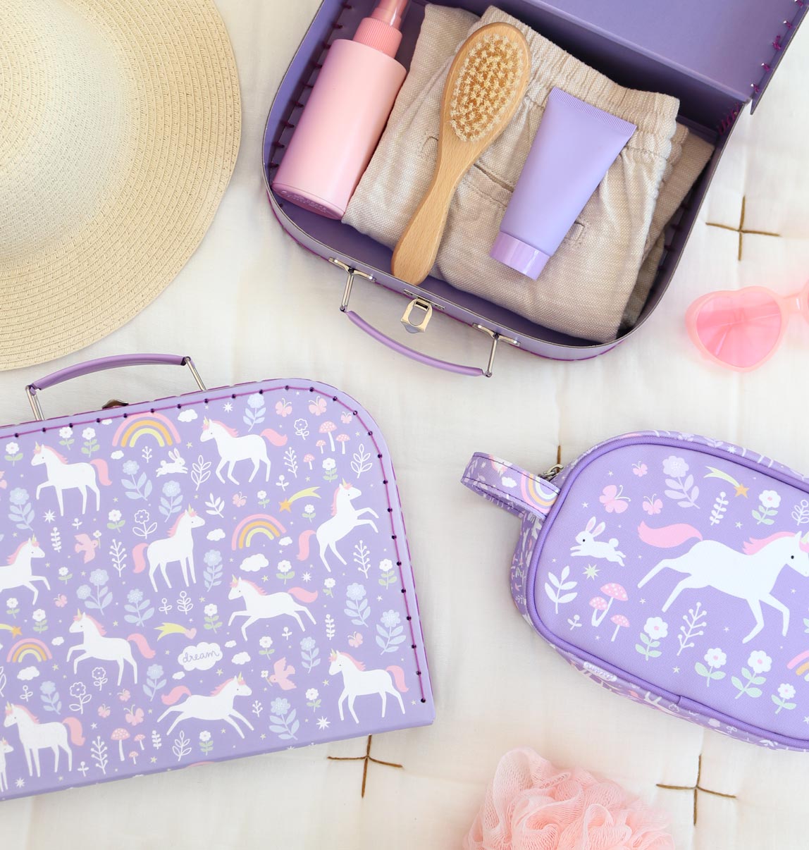 Set de valises enfant - Unicorn Dreams