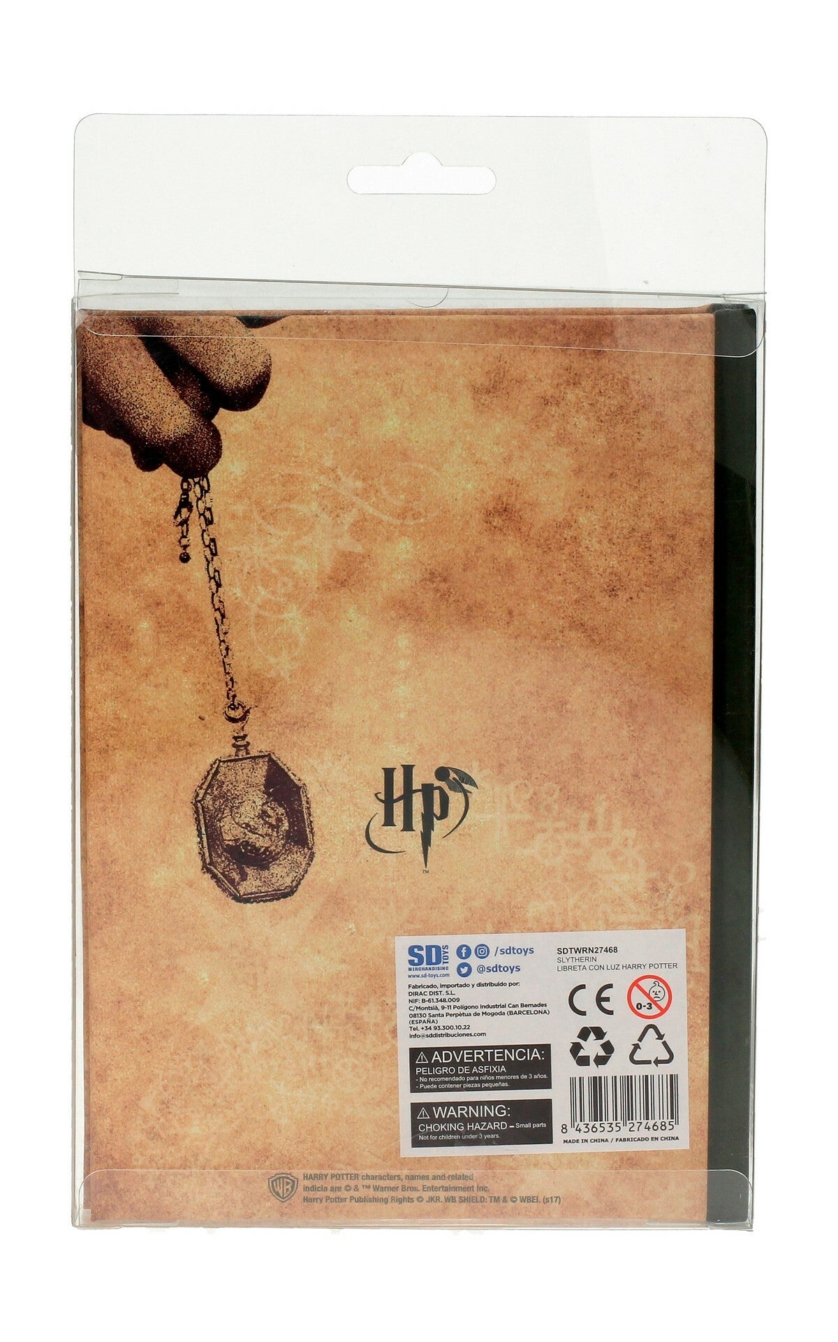 Harry Potter Light Up Notebook - Slytherin