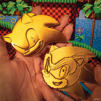 Sonic the Hedgehog – 35th Anniversary Limited Edition Then & Now Medallion Set