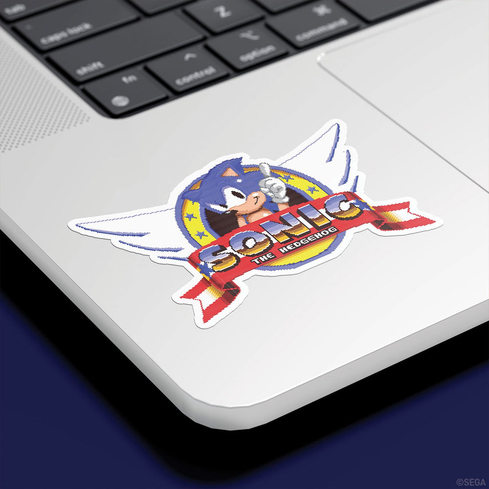 Stickers tech Sonic - Retro