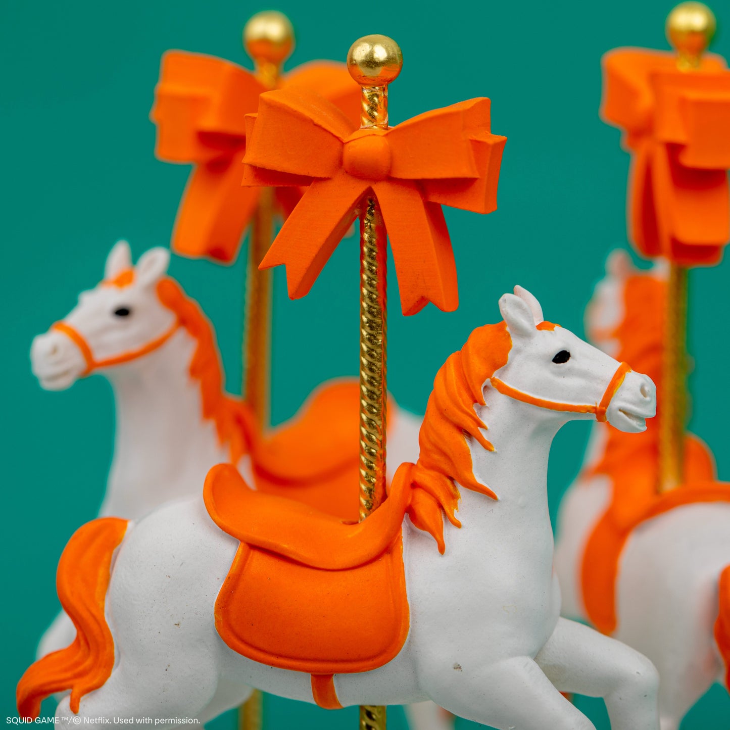 Squid Game Carousel Music Box Replica