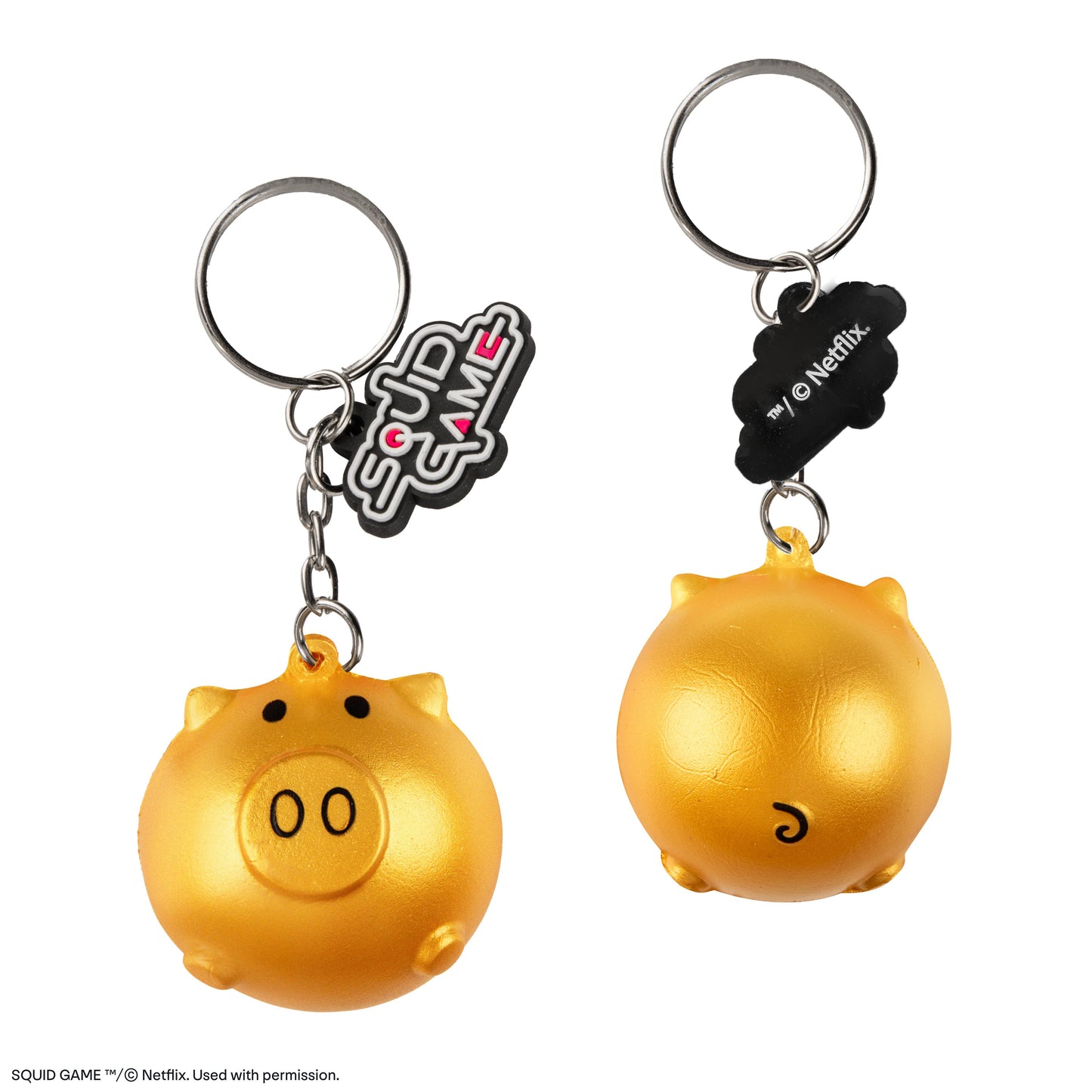 Squishy Piggy Bank Keychain