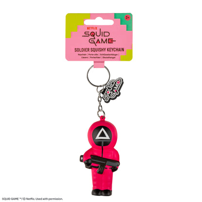 Triangle Soldier Squishy Keychain