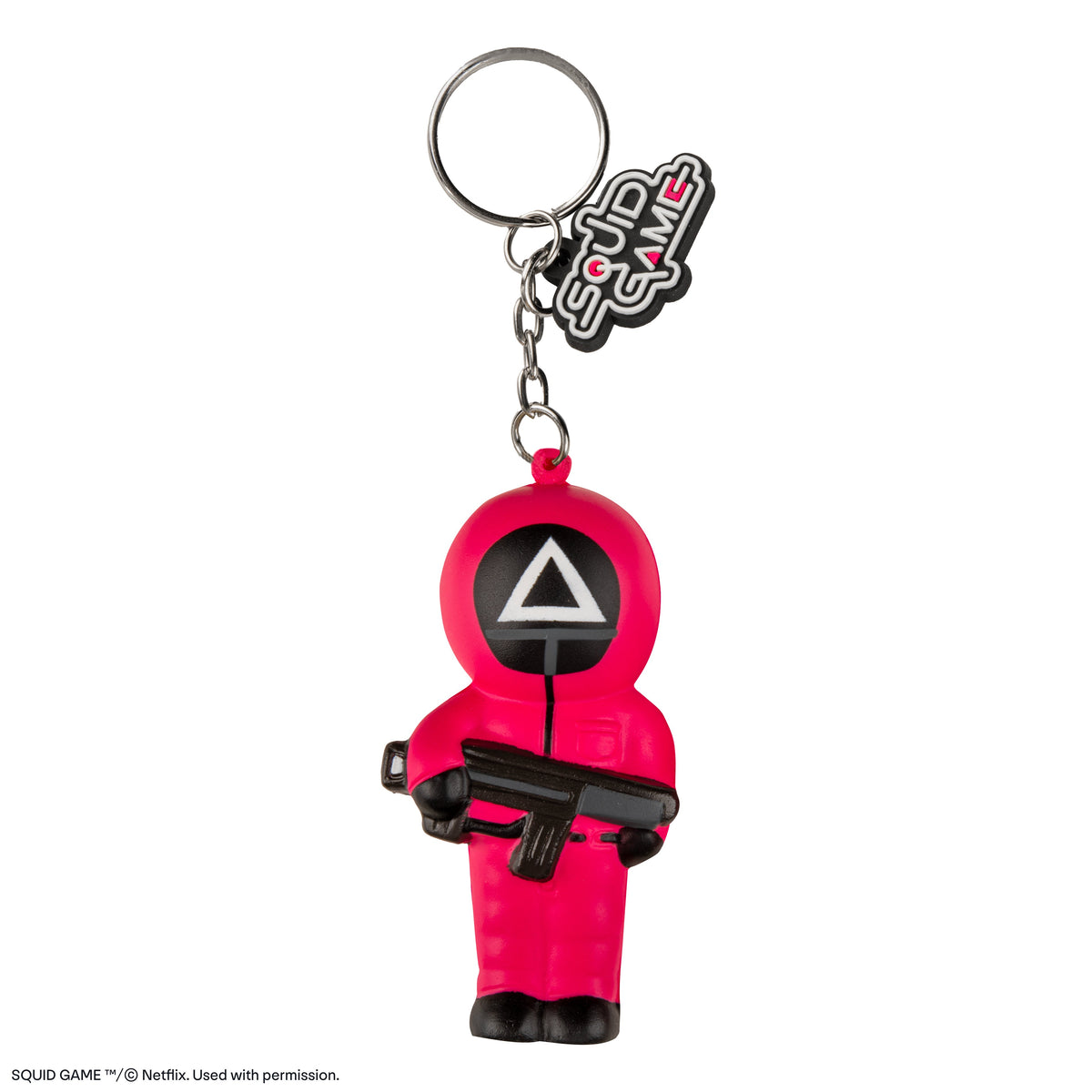 Triangle Soldier Squishy Keychain
