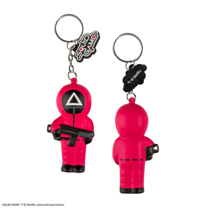 Triangle Soldier Squishy Keychain